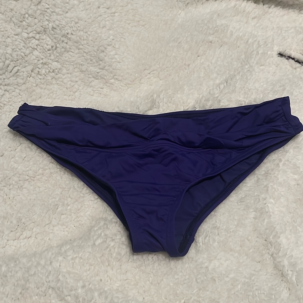 Sunsets Purple Full Back Bikini Bottom NWOT medium